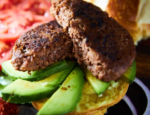 PURIS plant protein burger